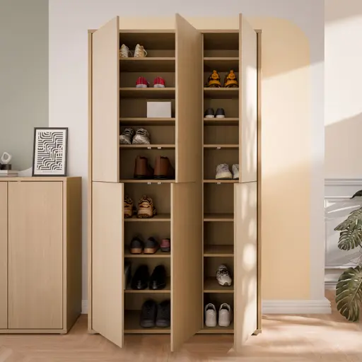Schuhschrank FAID- B ca. 109 cm, Sandeiche Dekor