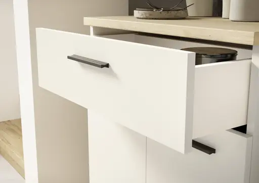 Kompaktgarderobe - Kaschmir, Evoke Eiche Nachbildung