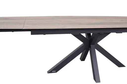 Esstisch MELANIA - ausziehbar, LB ca. 180x95, Keramik, Braun