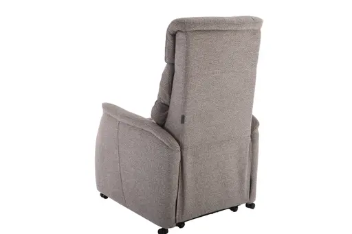 TV-Sessel MARLO - Aufstehhilfe, Relaxfunktion, Kopfteilverstellung, Stoff, Braunbeige