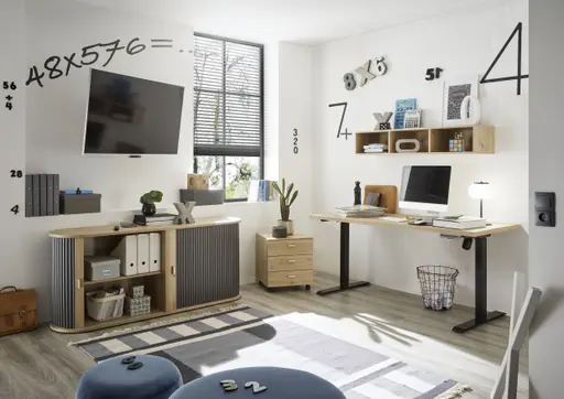 Rollcontainer - Eiche Nachbildung