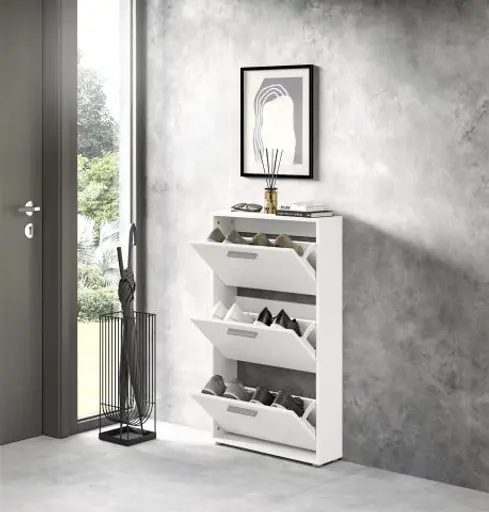 Schuhkipper - B ca. 59 cm, Weiß