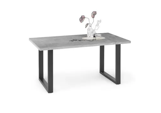 Esstisch - LB ca. 160x90 cm, Graphit, Schwarz