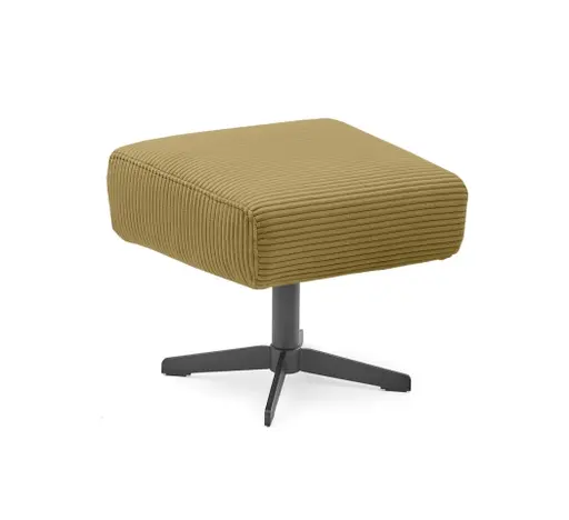 Hocker EILA - Stoff, Senfgelb