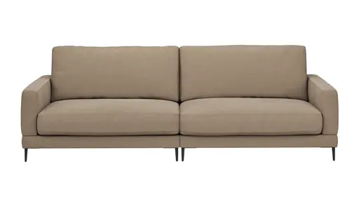 Sofa Janne - 3-Sitzer, Stoff, Nougat