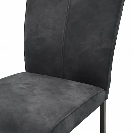 Stuhl 4110 - Stoff, Anthrazit