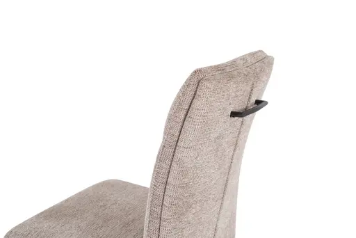 Freischwinger MAGGIE - Stoff, Kaffee