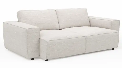 Bigsofa Lilaia - 3-Sitzer Tief, Stoff, Kaschmir