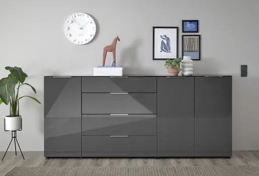 Sideboard- B ca. 226 cm, Anthrazit