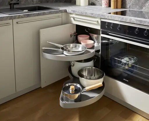 L-Küche 50.100 GL 6 525, Kieselgrau