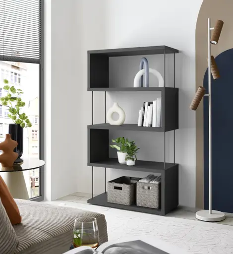 Regal - B ca. 66 cm, Schwarzstahl