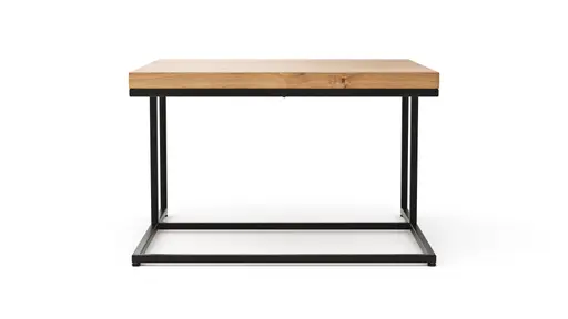 Couchtisch Farmingdale - LBH ca. 75x75x47 cm, Eiche massiv, natur geölt