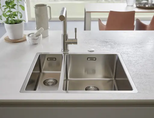 Inselküche 57.150 CO 10 519, Asteiche bianco hell