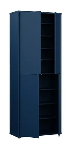Schuhschrank FAID- B ca. 75 cm,  Schuhschrank, Blau