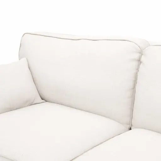 Sofa Mapleton - 3-Sitzer, Stoff, Creme