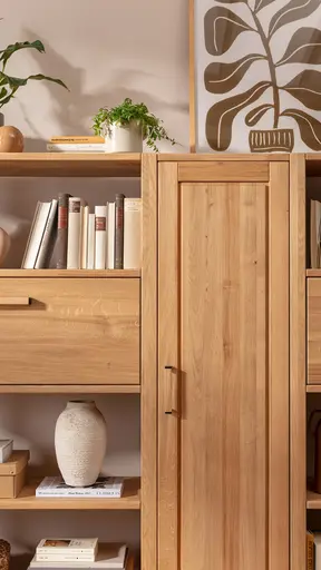 Highboard Elara - Eiche massiv, legno geölt