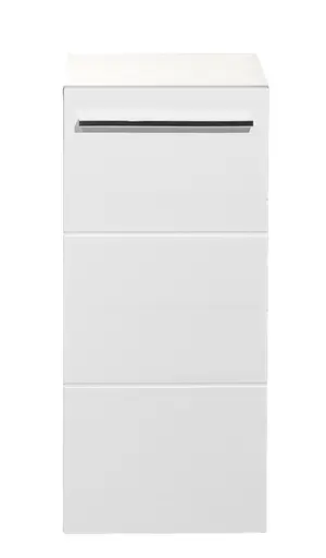 Kommode- Weiß Matt, Weiß Hochglanz