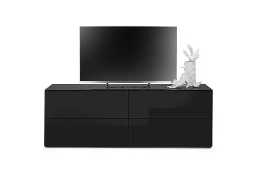 Lowboard - B ca. 181 cm, Schwarz