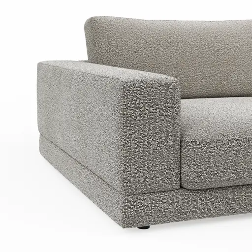 Megasofa Juni Lounge - B ca. 292 cm, Stoff Navy-Beige