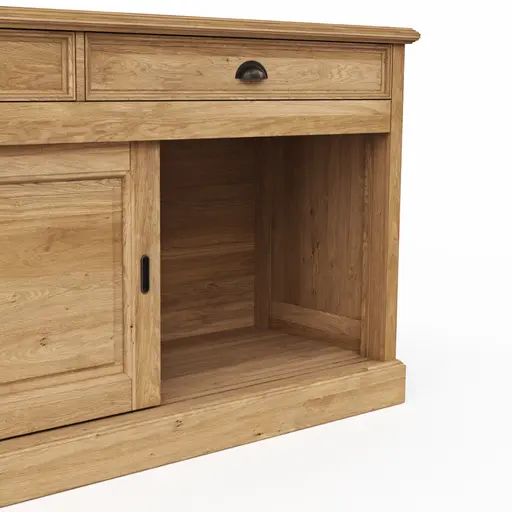 Anrichte Louisiana - Wildeiche teilmassiv, geölt