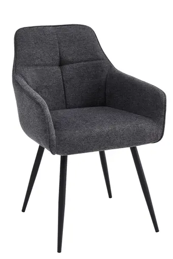 Armlehnstuhl - Stoff, Anthrazit