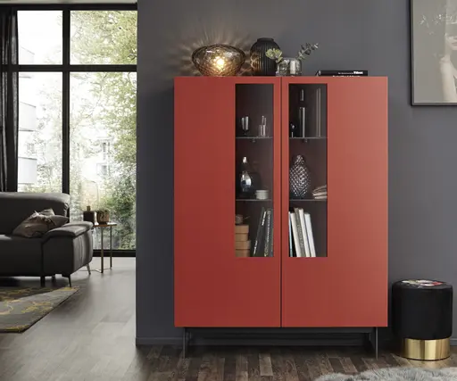 Highboard 4450 - Lack, Rot