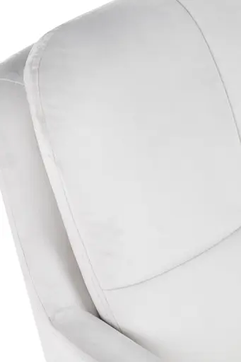 Armlehnstuhl - drehbar, Samtvelour, Hellgrau