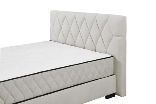 Boxbett - Liegefläche ca. 180x200 cm, Stoff, Sand