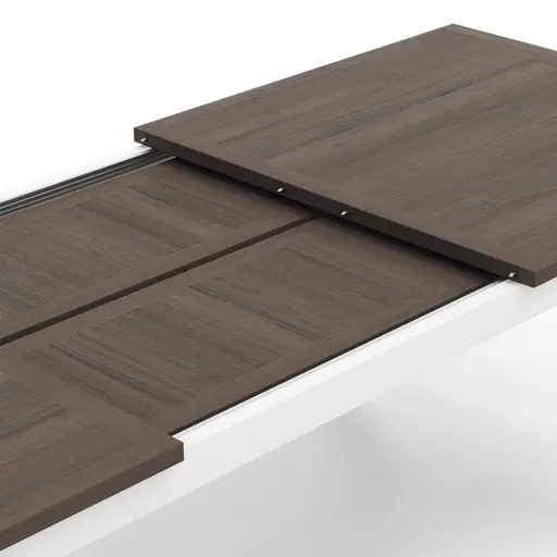 Esstisch Litchfield - ausziehbar, LB ca. 200(240,280)x100 cm, Eichenfurnier, XO Gray