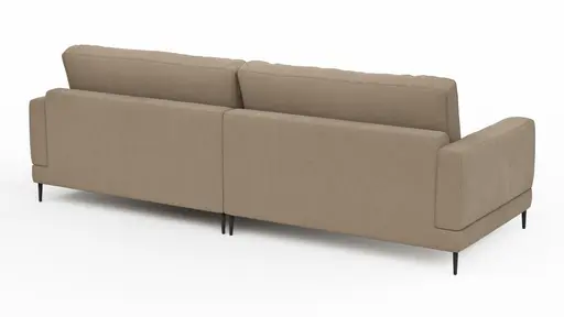 Sofa Janne - 3-Sitzer, Stoff, Nougat