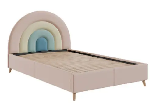 Bettgestell- Liegefläche ca. 120x200 cm, Rosa