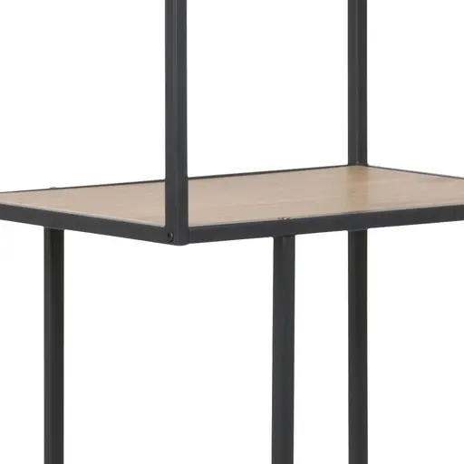 Bücherregal - Wildeiche Nachbildung, Schwarz