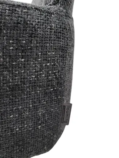 Armlehnstuhl MILENA - drehbar, Stoff, Anthrazit