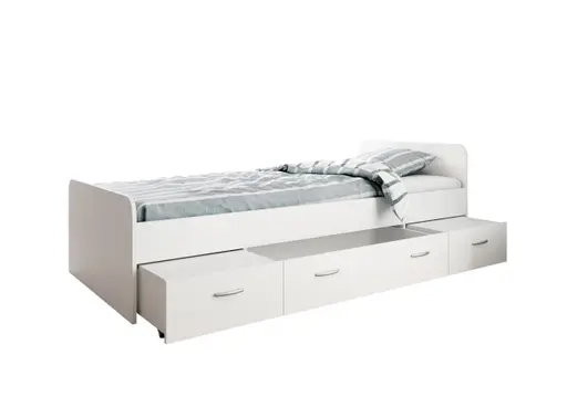 Kojenbett - Liegefläche ca. 90x200 cm, Weiß