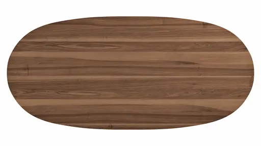 Esstisch Nayara - LB ca. 200x100 cm, Wildnussbaum massiv, geölt