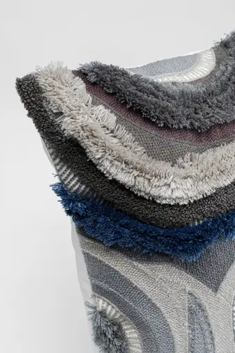 Deko-Kissen - LB ca. 45x45 cm, Grau