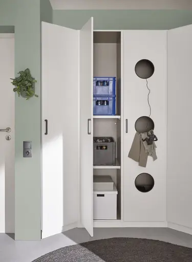 Schranksystem RHONDA- Weiß