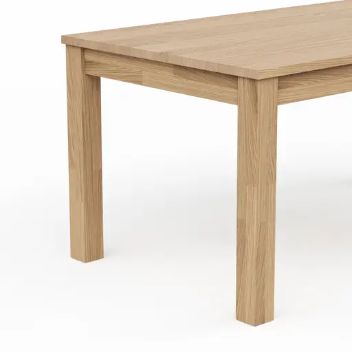 Esstische Dinner - ausziehbar, LB ca. 160x90 cm , Eiche bianco massiv