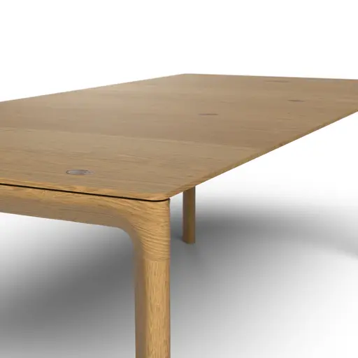 Esstisch 3400 - ausziehbar, LB ca. 220x100cm, Asteiche massiv