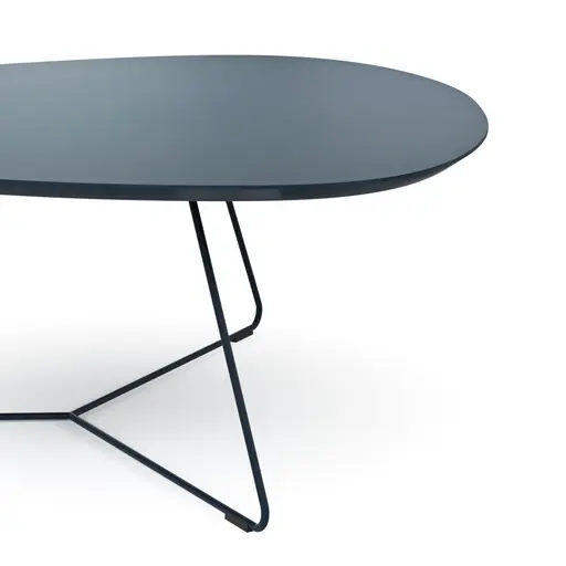 Couchtisch Fano - LBH ca. 96x86x38 cm, Fenix, Dunkelblau