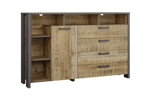 Sideboard FEA- Mango, Grau
