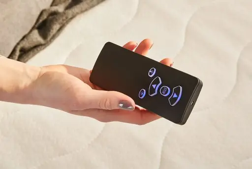 Boxspringbett- Liegefläche ca. 180x200 cm, Stoff, Dunkelgrau