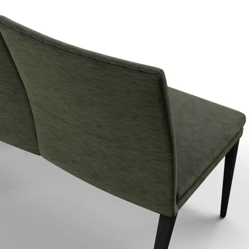 Polsterbank Saragossa - Breite ca. 200cm, Stoff, Eukalyptus