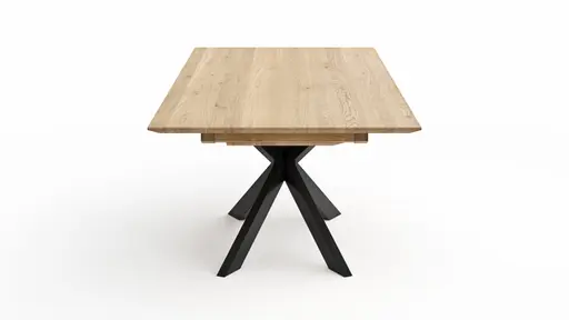 Esstisch Talara Lola - beidseitig ausziehbar, LB ca. 240x100cm, Wildeiche Bianco