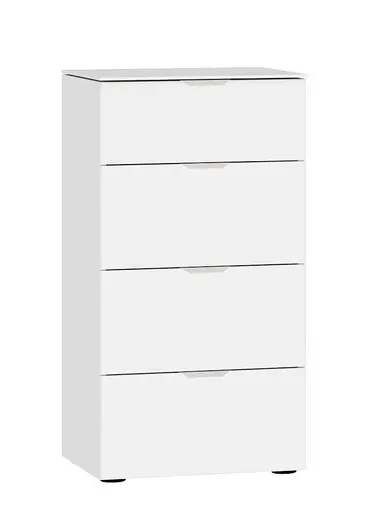 Kommode JOIN IT- Glas, Weiß, Matt, Weiß