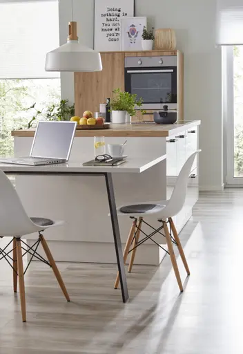 Inselküche 51.170 GL 4 521, Muschelweiß