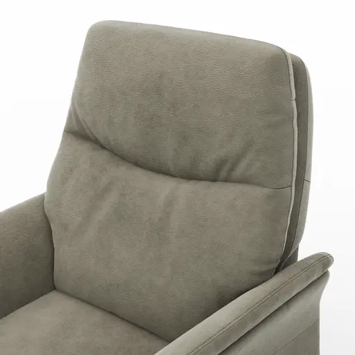 Sessel Bogota - Stoff, Schlammgrün