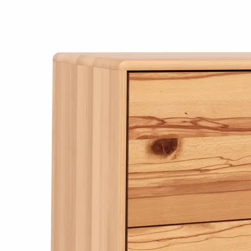 Vitrine Hillsboro - Buche/Kernbuche natur, geölt