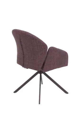 Armlehnstuhl - drehbar, Stoff, Wildberry