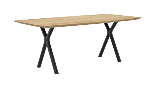 Esstisch 3150 - LB ca. 200x100 cm, Eiche massiv geölt